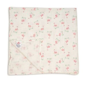 Muslin Blanket - Flamingo