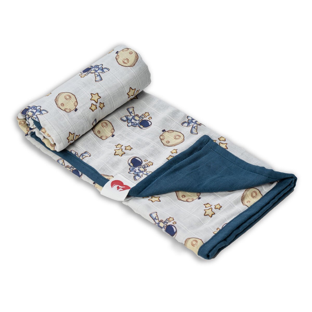 Muslin Blanket - Astronaut Indigo
