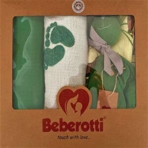 Bebek Hediye Seti - Footprint Yeşil