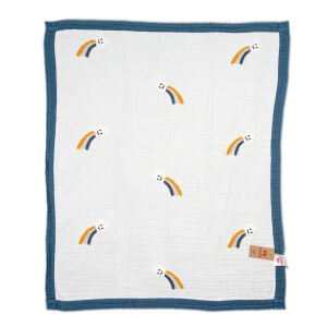 Nakışlı Kuyruklu Yıldız Natural Indigo