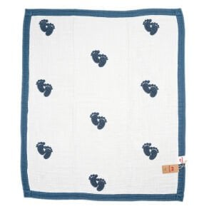 Nakışlı Baby Feet Natural Indigo