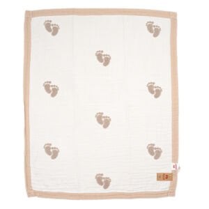 Nakışlı Baby Feet Natural Bej
