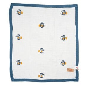 Nakışlı Baby Fish Natural Indigo
